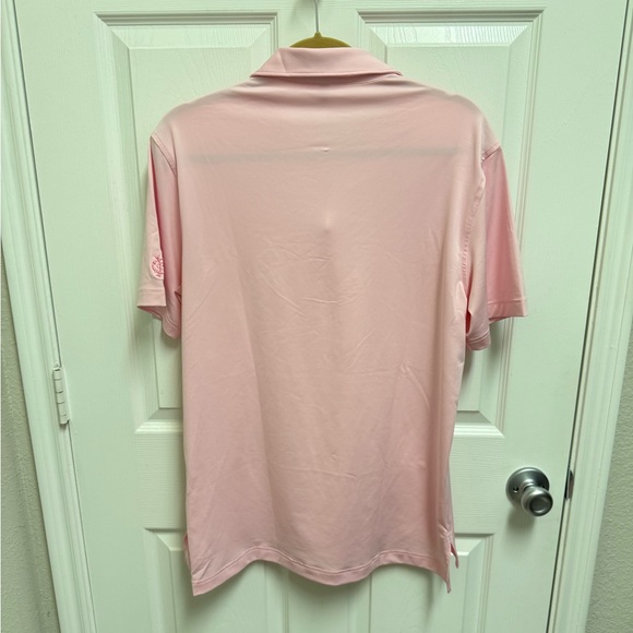 New Peter Millar Summer Comfort Pink Golf Polo - Picture 10 of 10